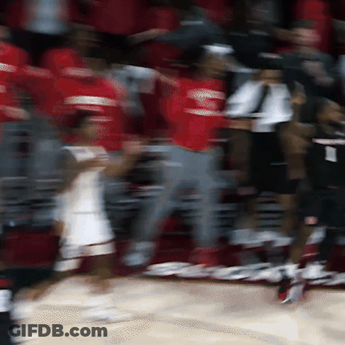 Blurry Basketball Game Jersey Number 1 GIF