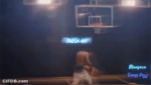 Blurry Basketball Game Snoop Dogg GIF