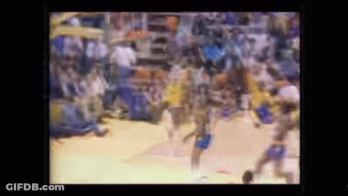 Blurry Basketball Game With Crowd GIF