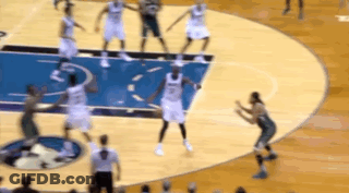 Blurry Basketball Player In Number 23 Jersey GIF
