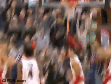 Blurry Basketball Player Number 23 GIF
