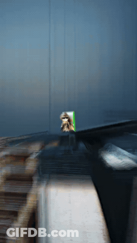 Blurry Box With Green Coca Cola Sticker GIF