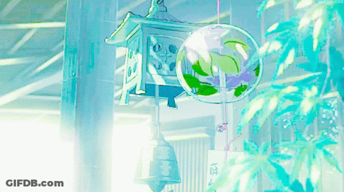 Blurry Bridge Over Water With City Background GIF