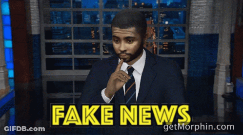 Blurry Building Alerte Aux Fake News GIF