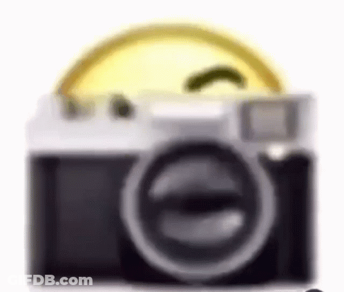 Blurry Camera With Smiley Face GIF