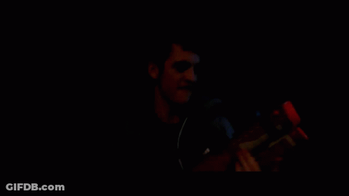 Blurry Face In The Dark GIF