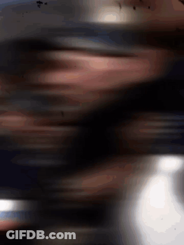 Blurry Face With Birds In Background GIF