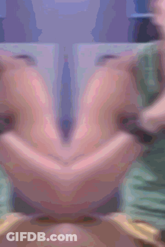 Blurry Face With Py Task Above GIF