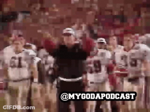 Blurry Football Game @Mygodapodcast GIF