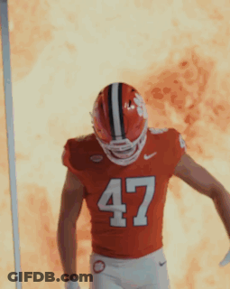Blurry Football Game Sign Saying Atlanta GIF