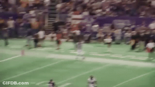 Blurry Football Game With Crowd GIF