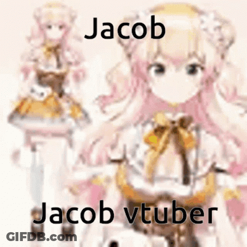 Blurry Girl Jacob Vtuber GIF