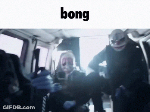 Blurry Group Of People With Bong GIF