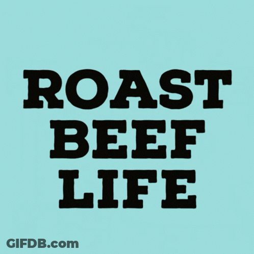 Blurry Hamburger Saying Meat GIF