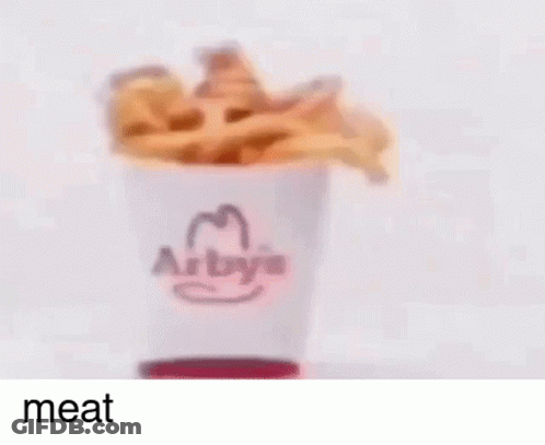 Blurry Hamburger With Meat GIF