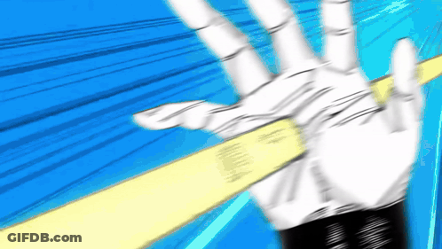 Blurry Hand Giving Middle Finger GIF
