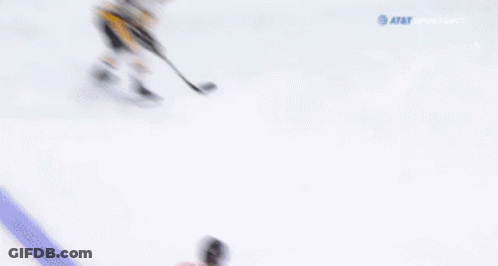 Blurry Hockey Game Broadcast By Sportsnet GIF