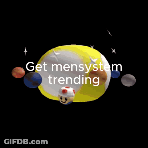 Blurry Image Saying Get Mensystem Trending GIF