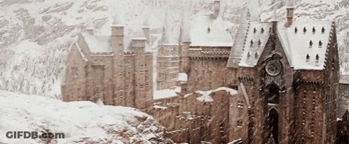 Blurry Large Building With Tower GIF