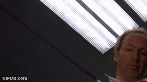 Blurry Man Face With Ceiling Light GIF