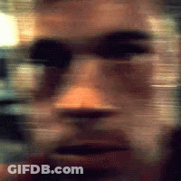 Blurry Man Face With Lines GIF