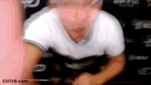 Blurry Man Face With Optic GIF