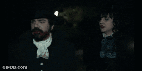 Blurry Man Face With White Collar GIF