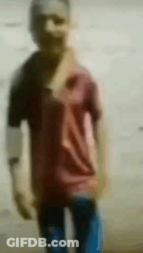 Blurry Man In Jersey GIF