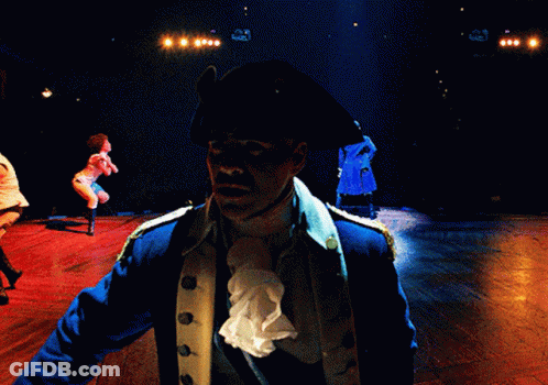 Blurry Man In Pirate Costume On Stage GIF