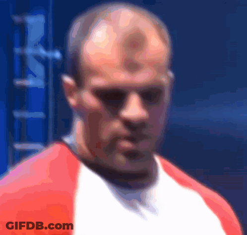 Blurry Man In Red And White Shirt GIF