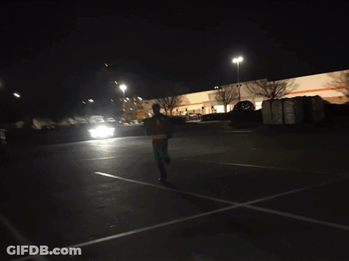 Blurry Man In Robin Costume GIF