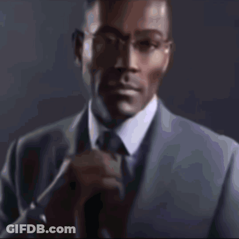 Blurry Man In Suit And Tie GIF