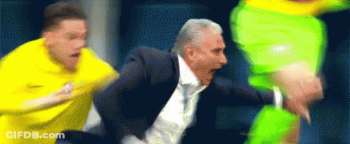 Blurry Man In Suit And Yellow Shirt GIF