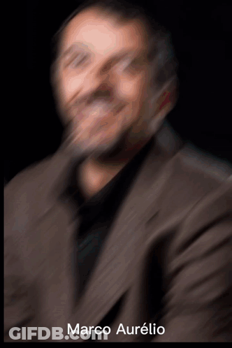 Blurry Man Marco Aurelio GIF