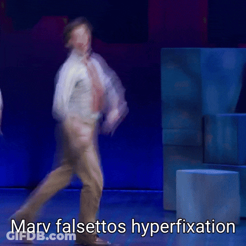 Blurry Man On Stage Marv Falsetto Hyperfixation GIF