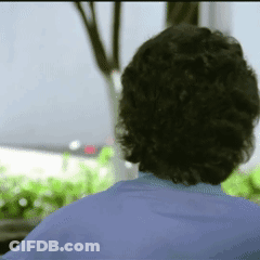 Blurry Man's Back GIF