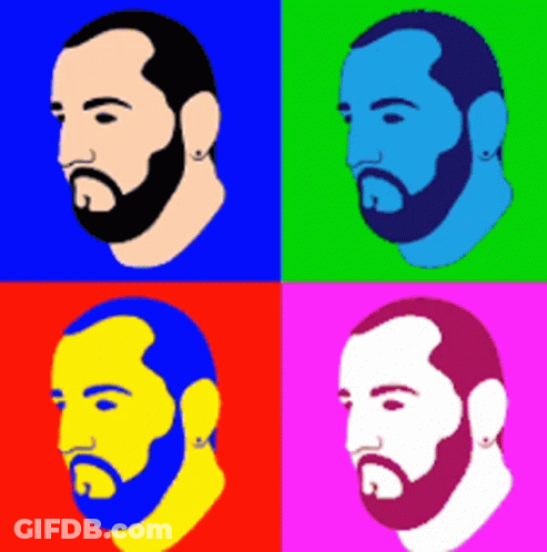 Blurry Man's Back With UA Letters GIF