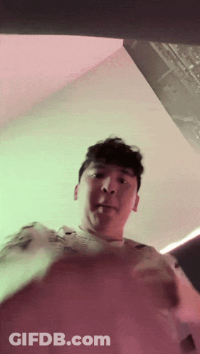 Blurry Man's Face GIF