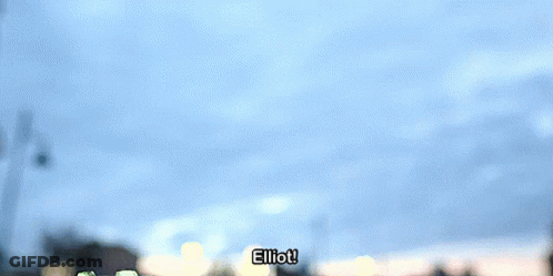Blurry Man Saying Elliot GIF