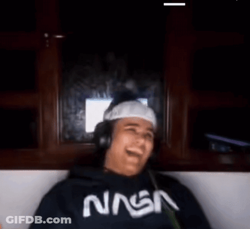 Blurry Man Wearing Headphones GIF