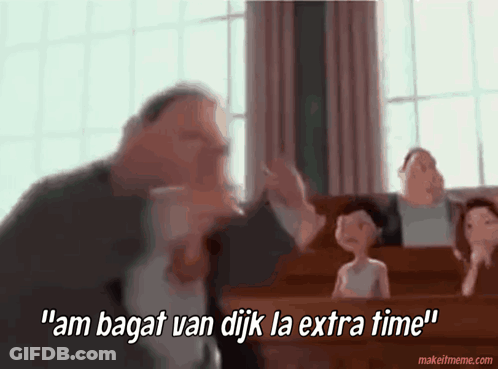 Blurry Man With Am Bagat Van Dijk La Extra Time GIF