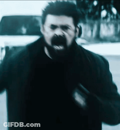 Blurry Man With Beard And Mustache GIF