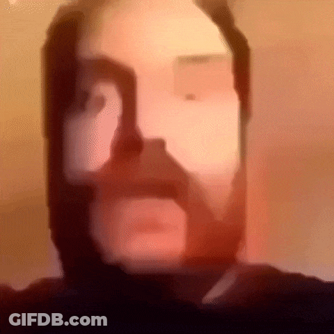 Blurry Man With Beard GIF