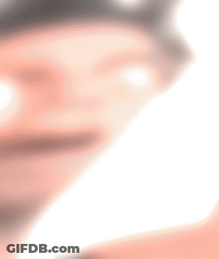 Blurry Man With Eyes Closed GIF