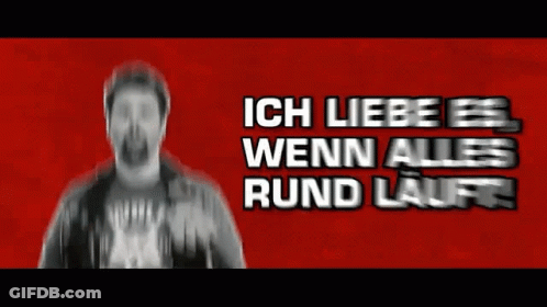 Blurry Man With Ich Liebe Es Wenn Alles Rund Laufe GIF