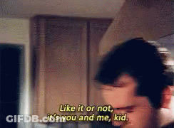 Blurry Man With Like It Or Not It's You And Me Kid GIF