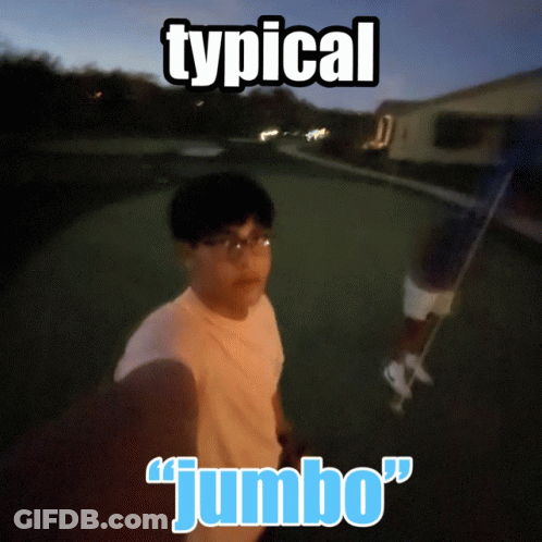 Blurry Man With Typical Jumbo GIF