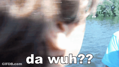Blurry Person Da Wuh GIF