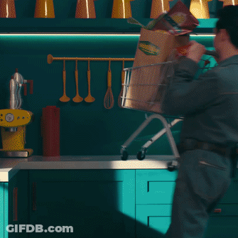 Blurry Person Face Green And White Background GIF