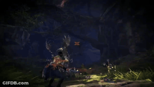 Blurry Person In Field Of Grass GIF